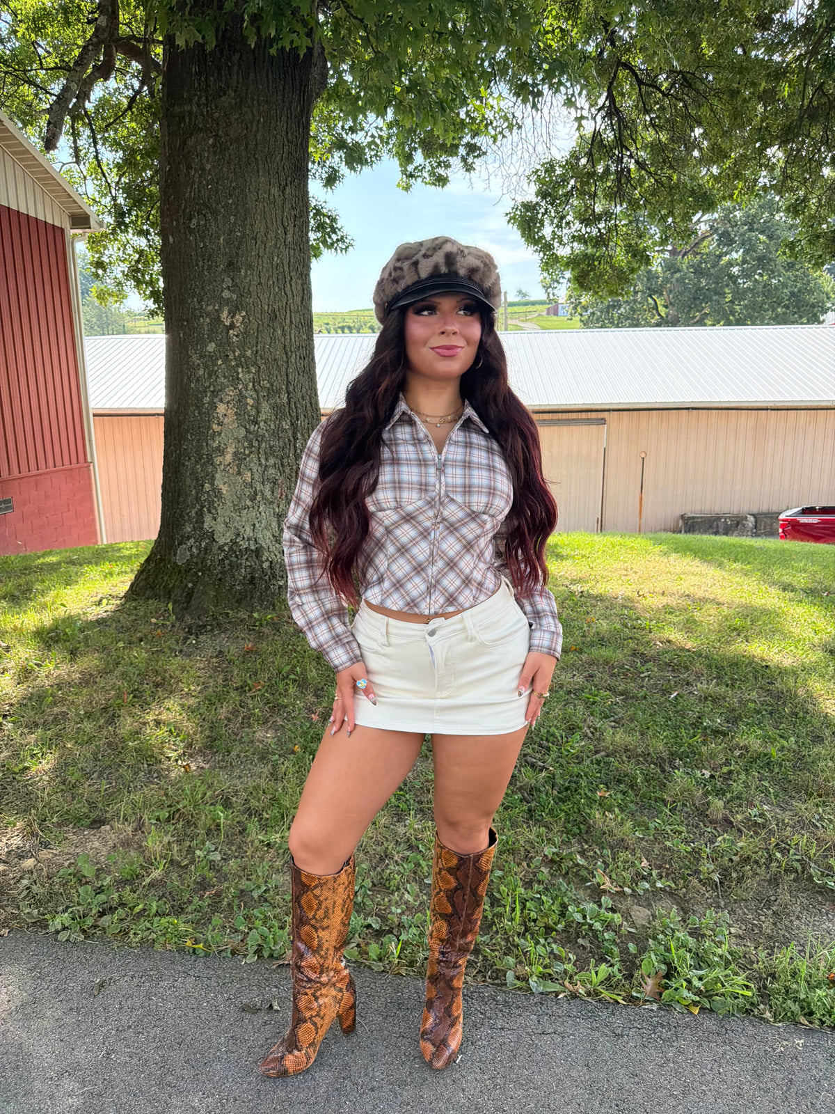 For The Fall, Plaid Top