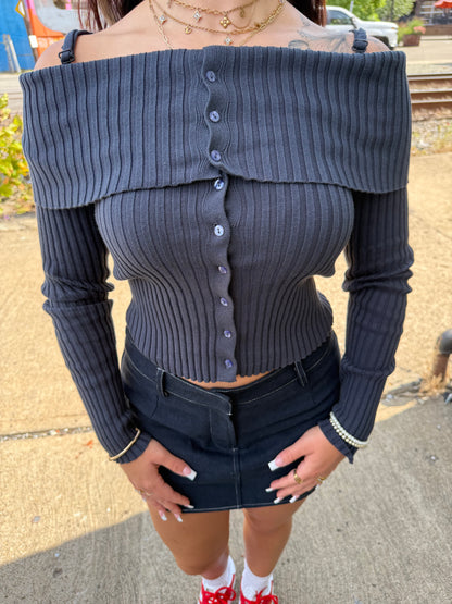 Stone Cold Navy Sweater