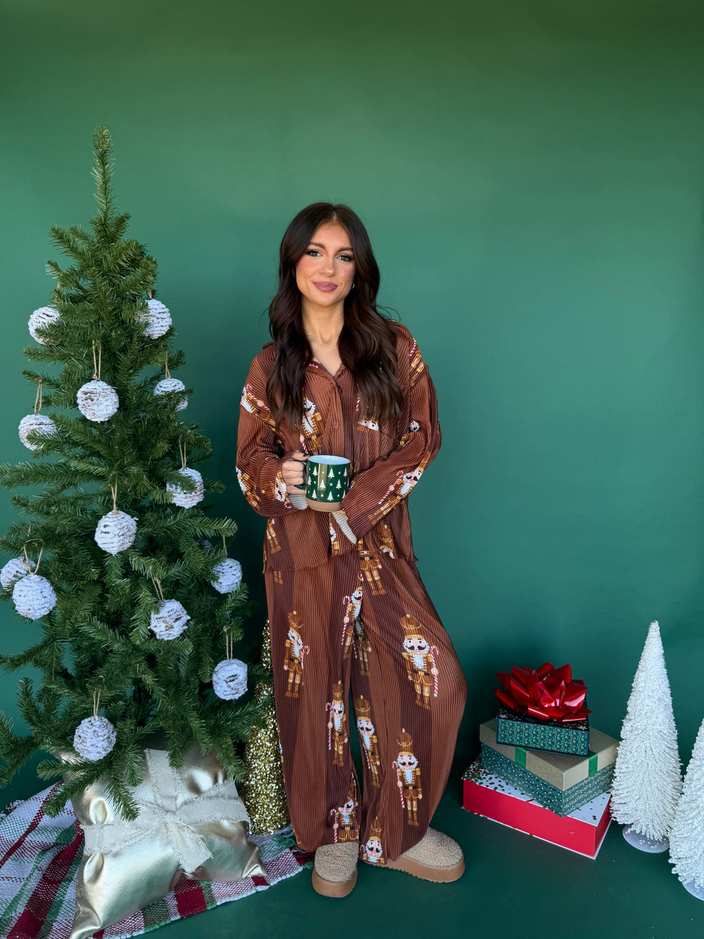 Brown Nutcracker Jammies (SOLD TOGETHER)