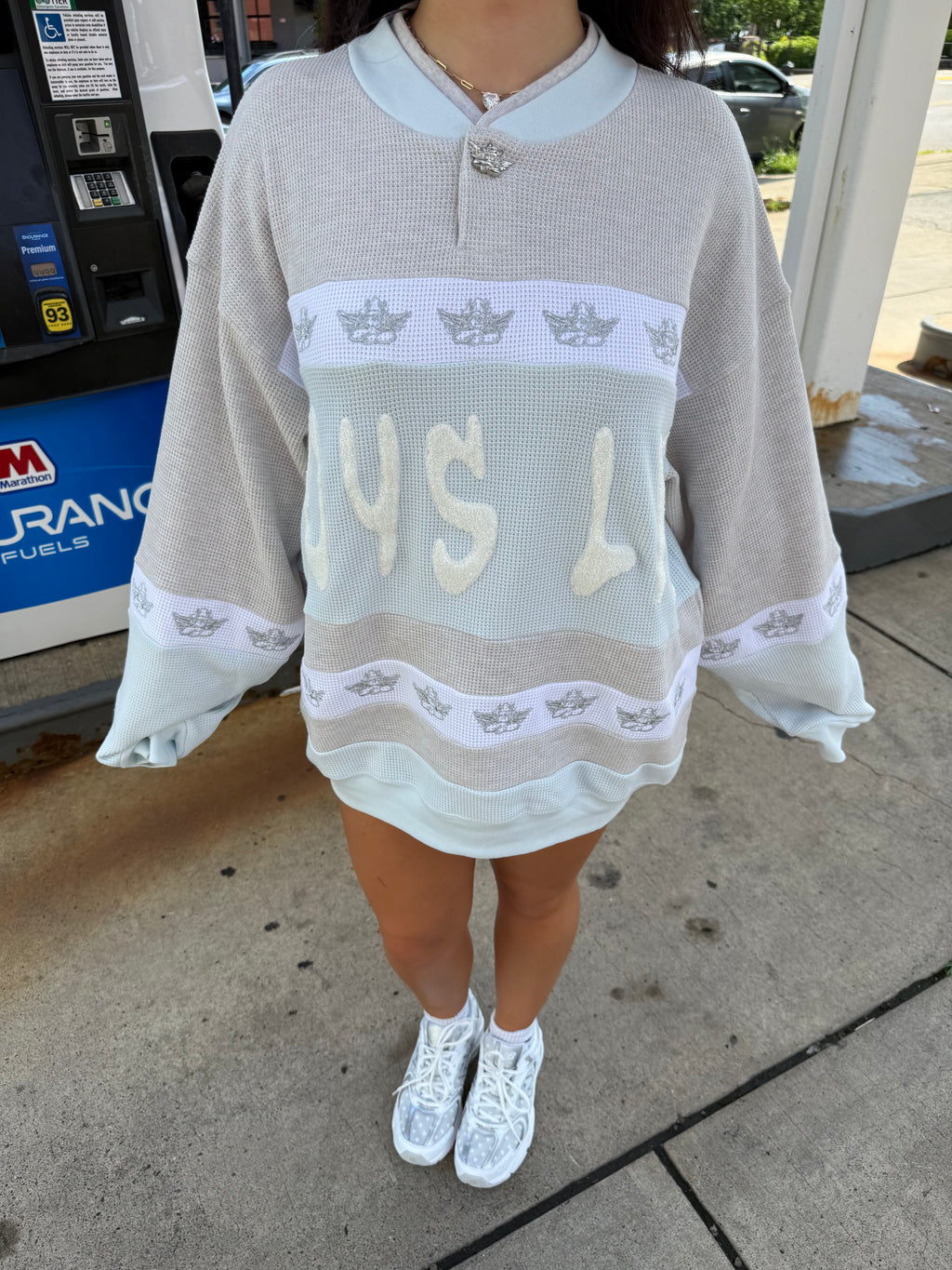 Boys Lie Baby Blue Private School Crew