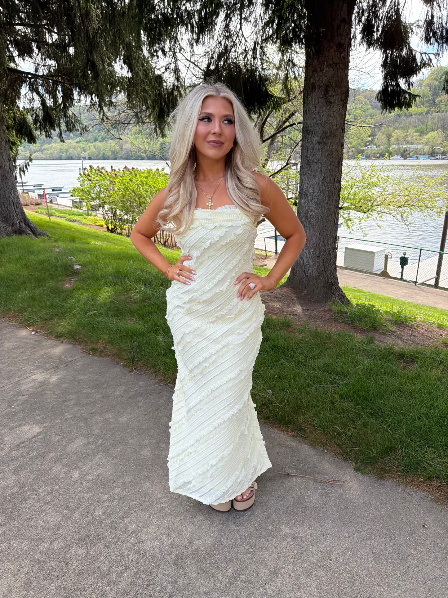 Favorite Daughter Dress in Butter