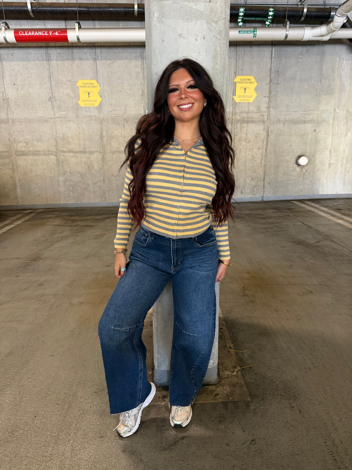 Brave Barrel Jean in Dark Wash