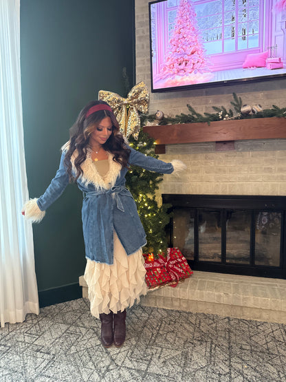 Natural Notes Maxi Skirt