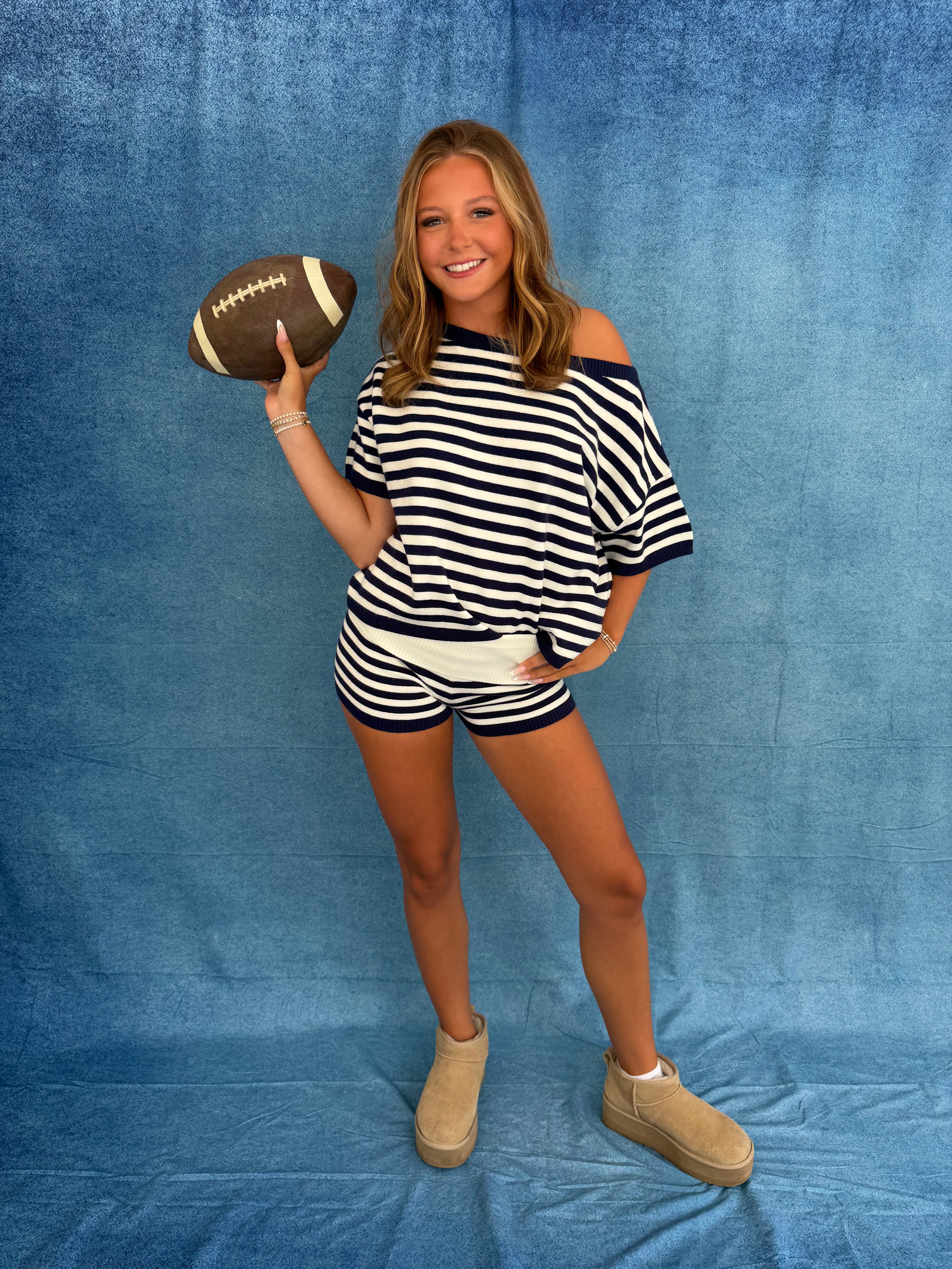 Over Achiever Set NAVY (SHORTS ONLY)