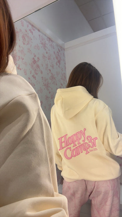 Happy Camp3r Puff Series Light Yellow