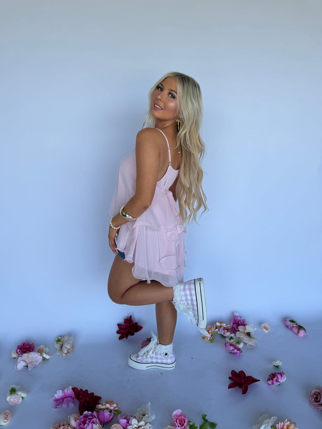 Honeybee Tank in Blush FINAL SALE