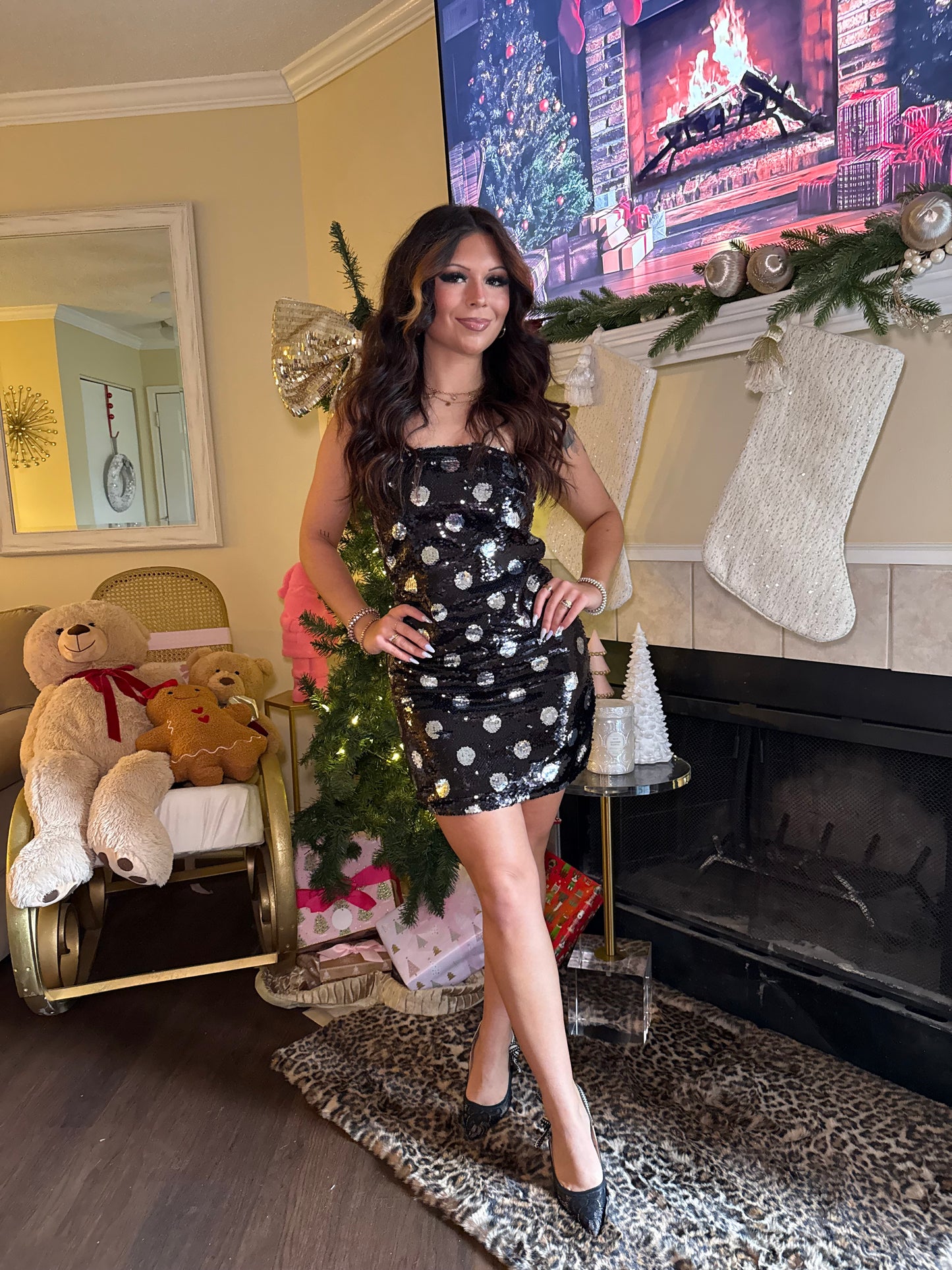 Polkadotted Pleaser Dress