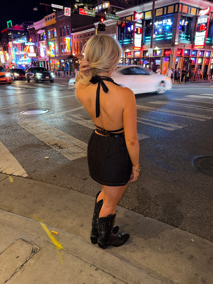Night Roll Tank in Black