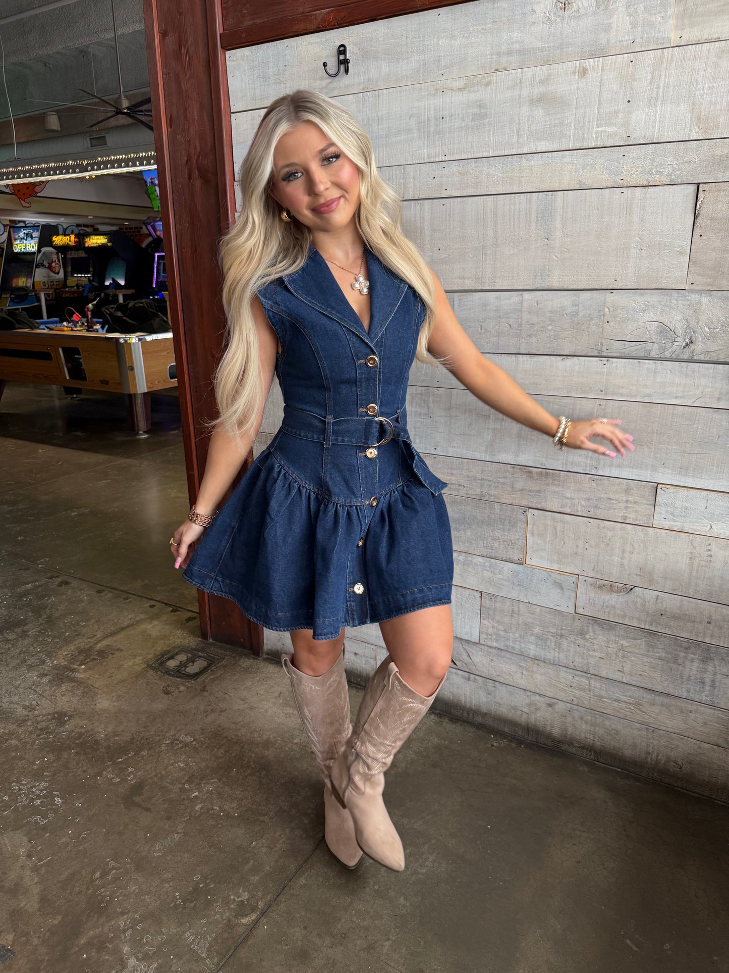 Mild Wear Denim Dress