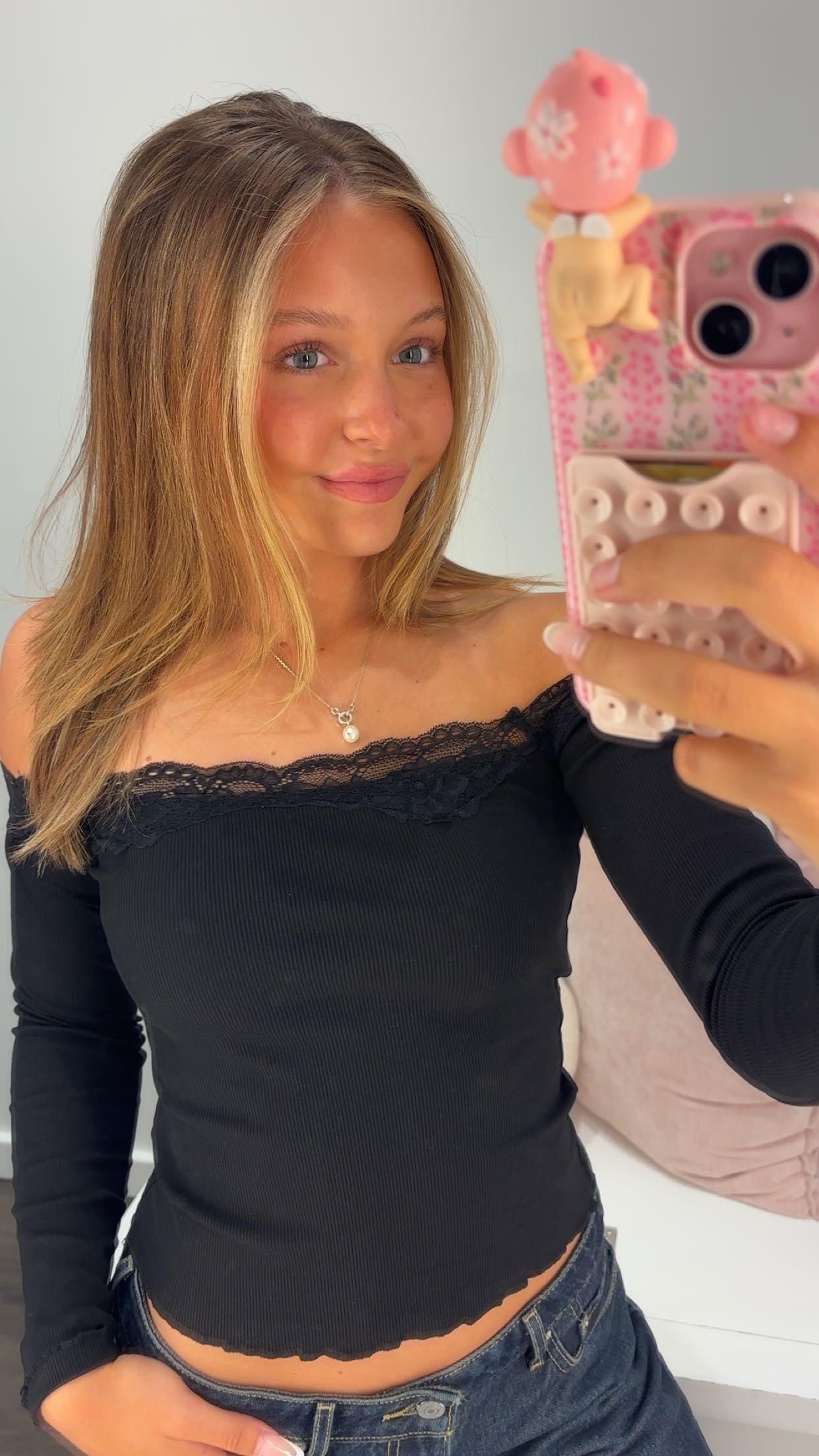 Love U Long Time L/S in Black