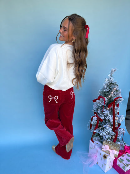 CoverGirl Cord Bow Pant