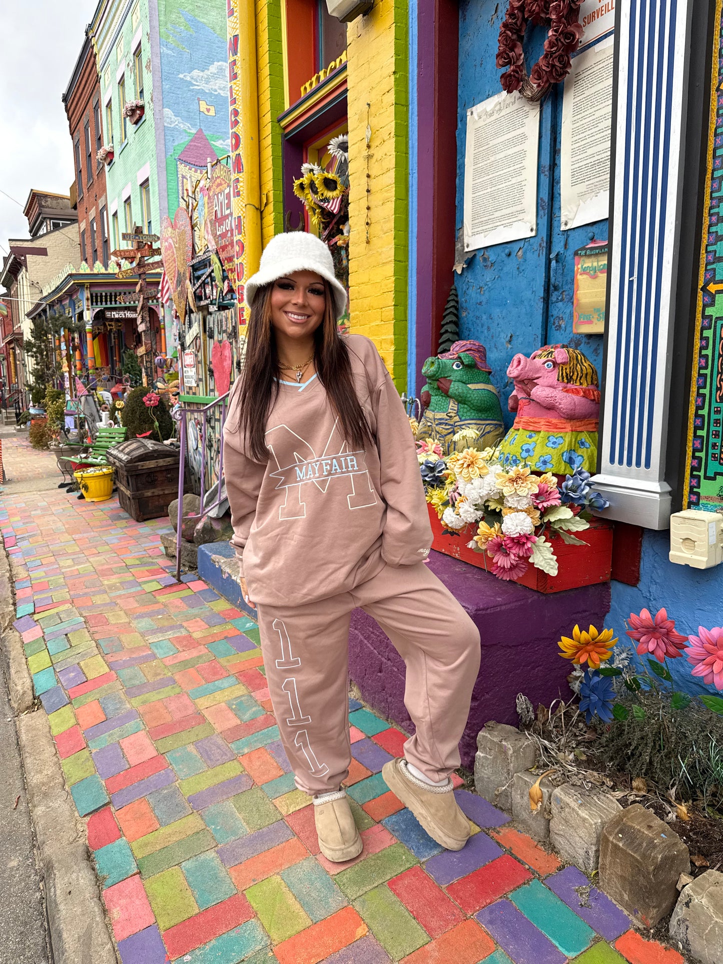 The Mayfair Group Angels V-Neck Sweatshirt