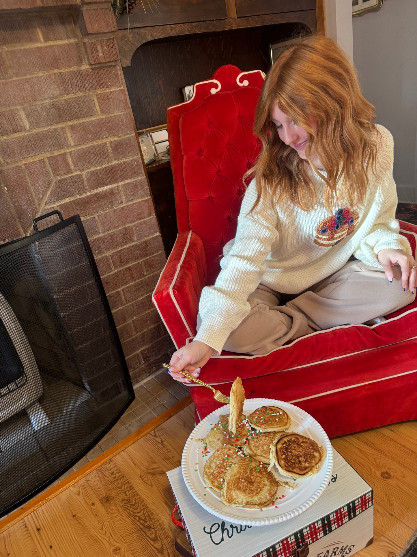 Fruits & Pancakes Sweater