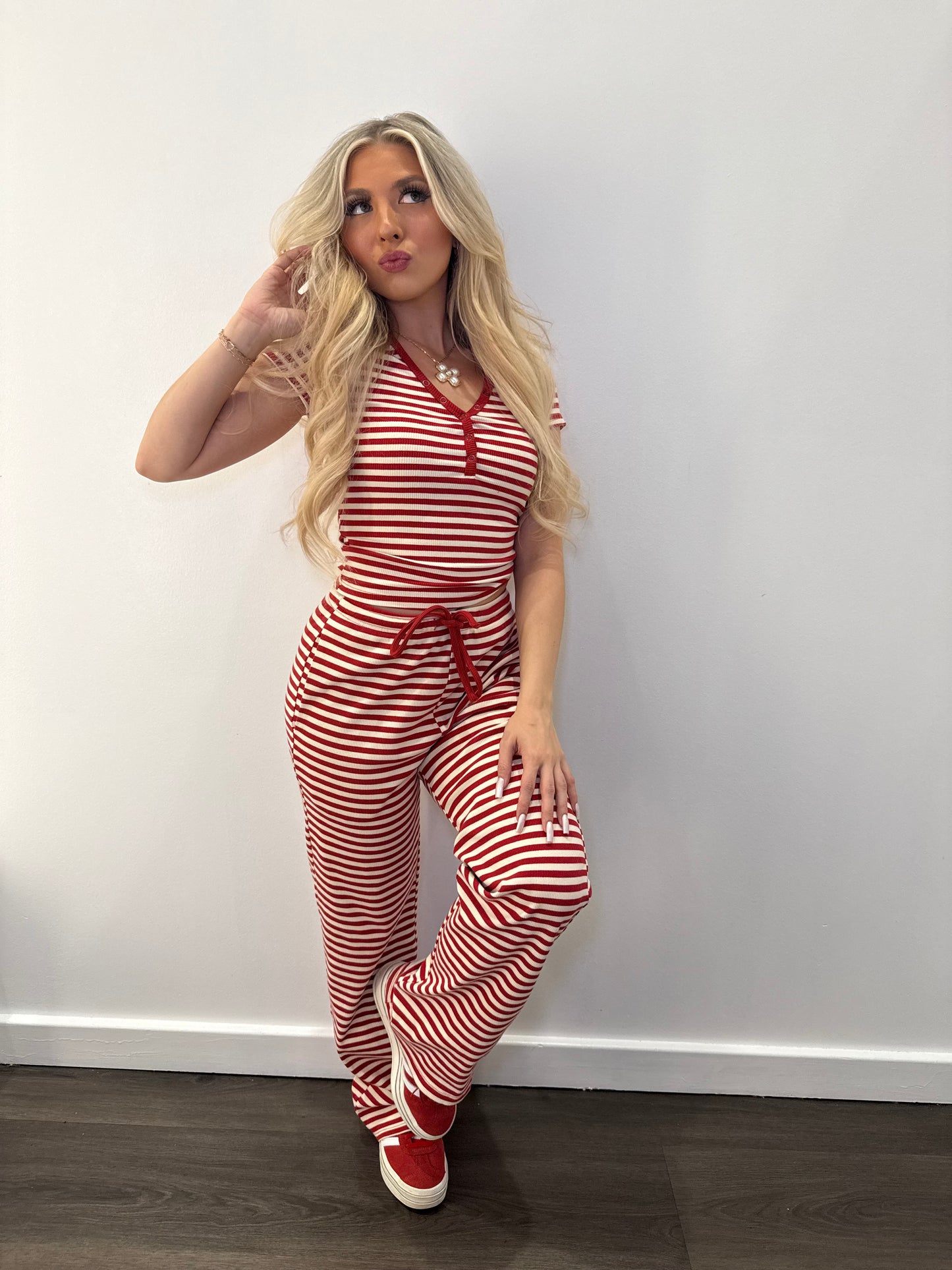 Candy Cane Stripe Set (TOP ONLY)