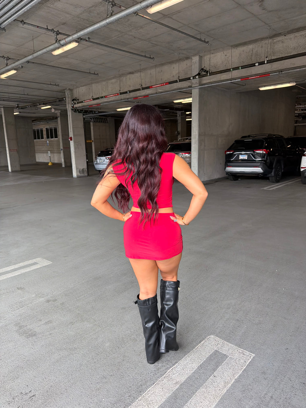 Banks Set (RED) Skirt