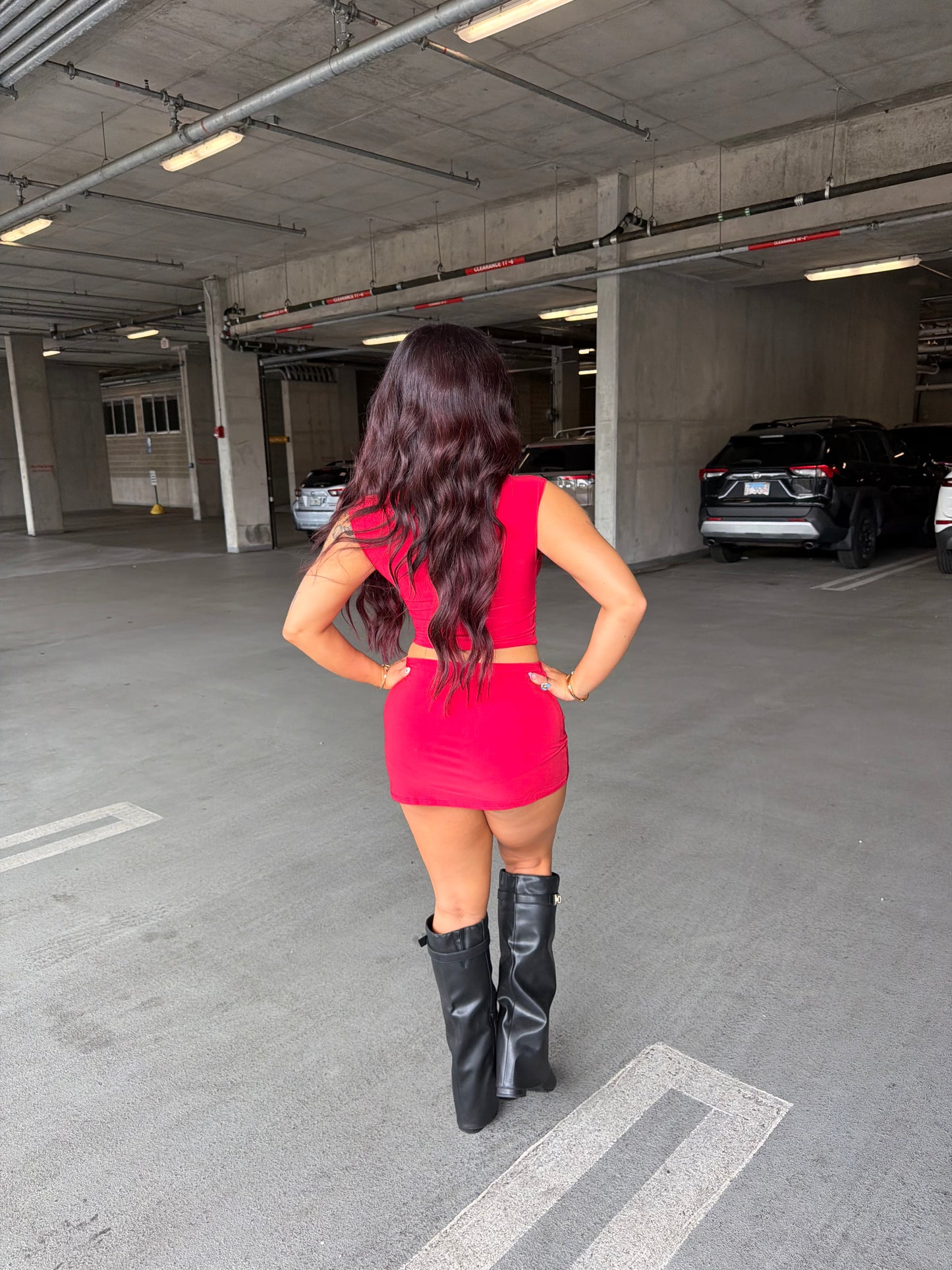 Banks Set (RED) Skirt