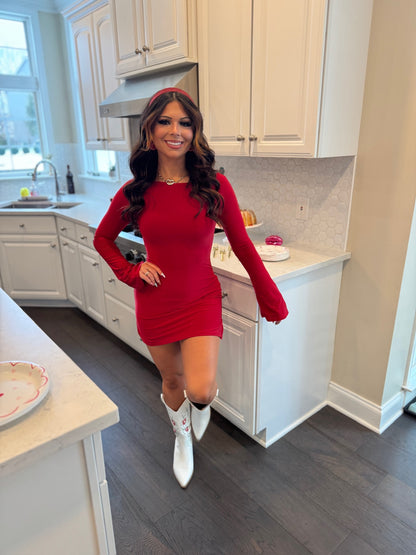 Date Night Classic Red Dress