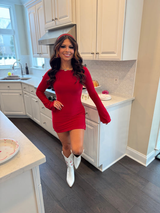 Date Night Classic Red Dress