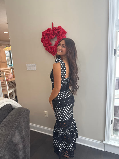 Ribboned Romance Polka Dress