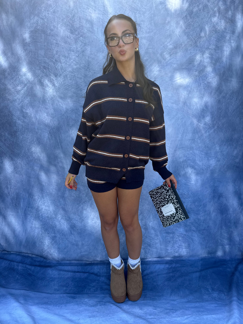 Brown Sugar Sweater Set (SHORTS ONLY)