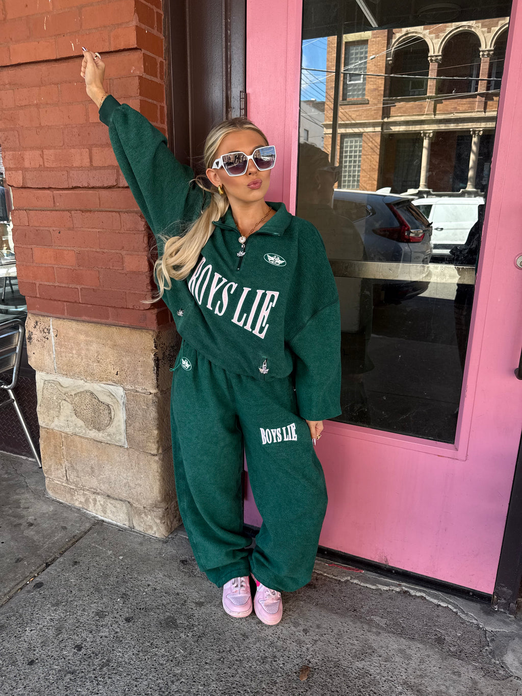 Boys Lie Green Envy A1 Crewneck