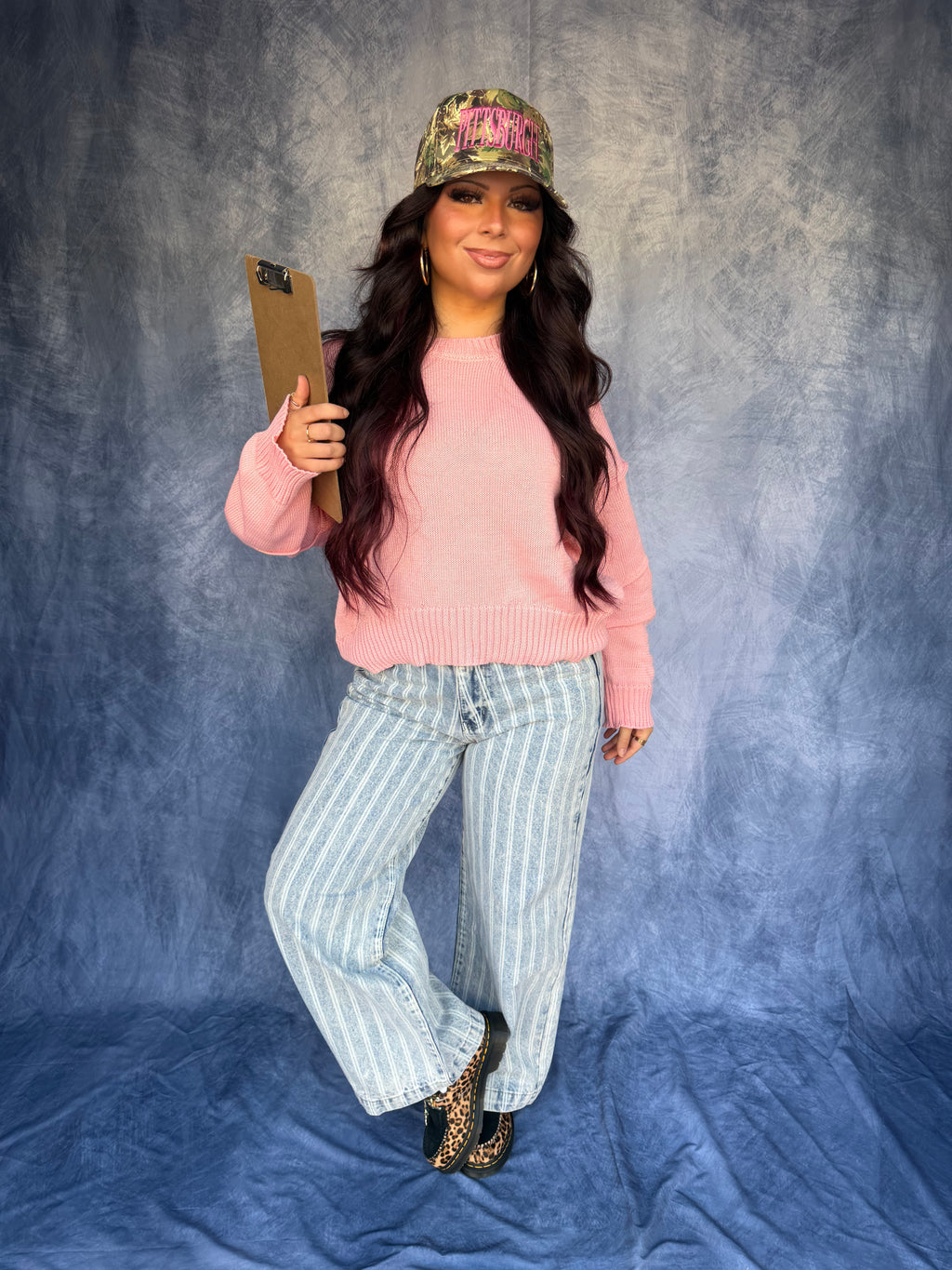 Barrel Style Sweater in Pink