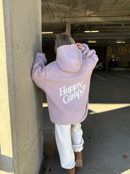 Happy Camp3r Puff Series Lilac Hoodie