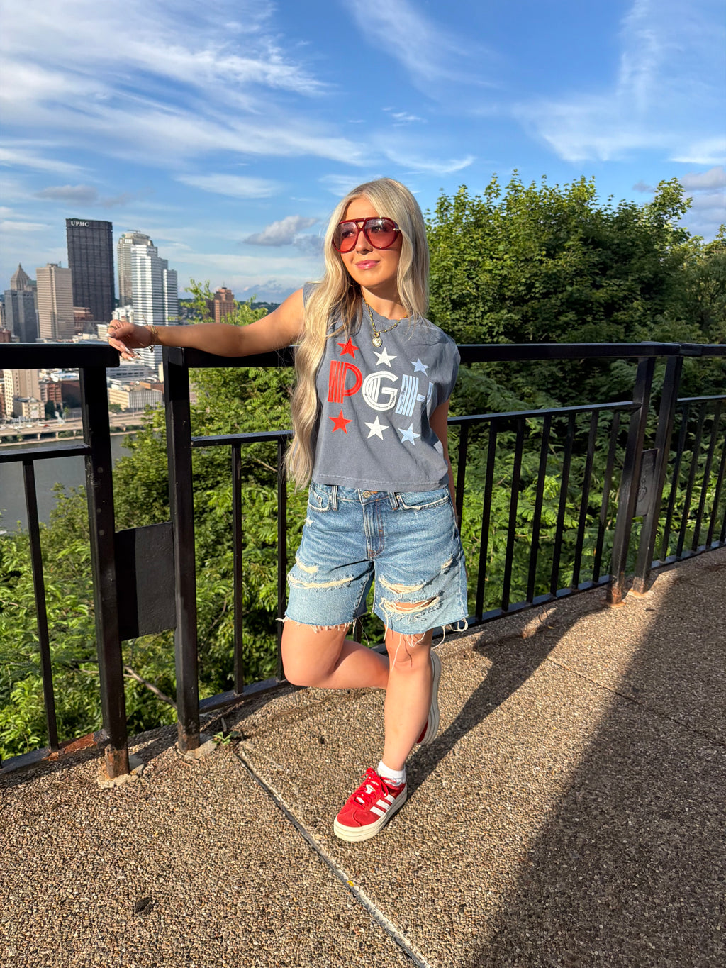 PGH Retro Stars Muscle Tee
