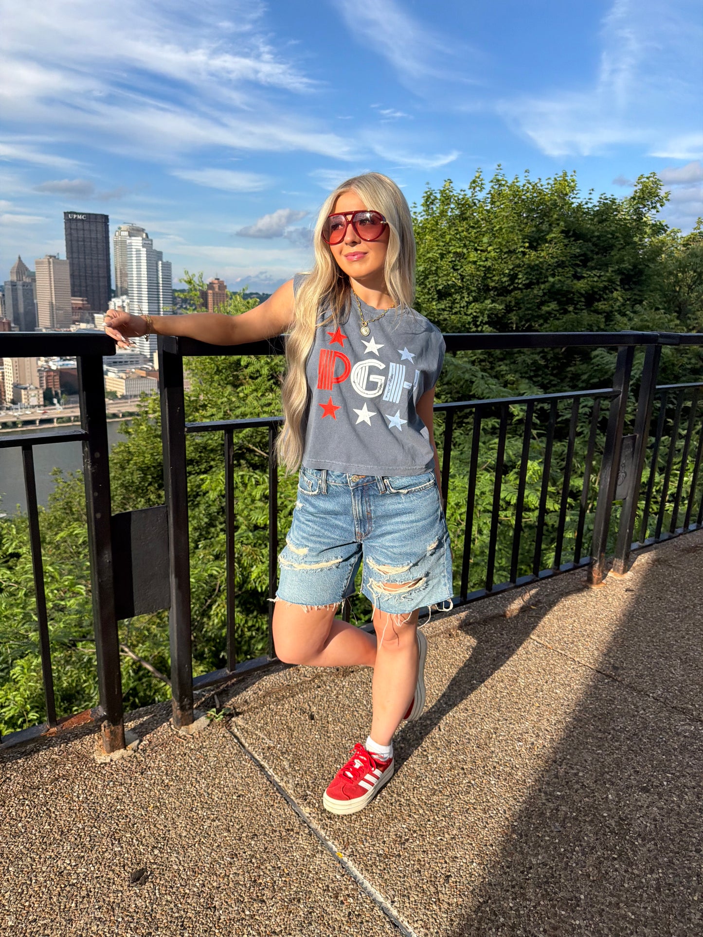 PGH Retro Stars Muscle Tee