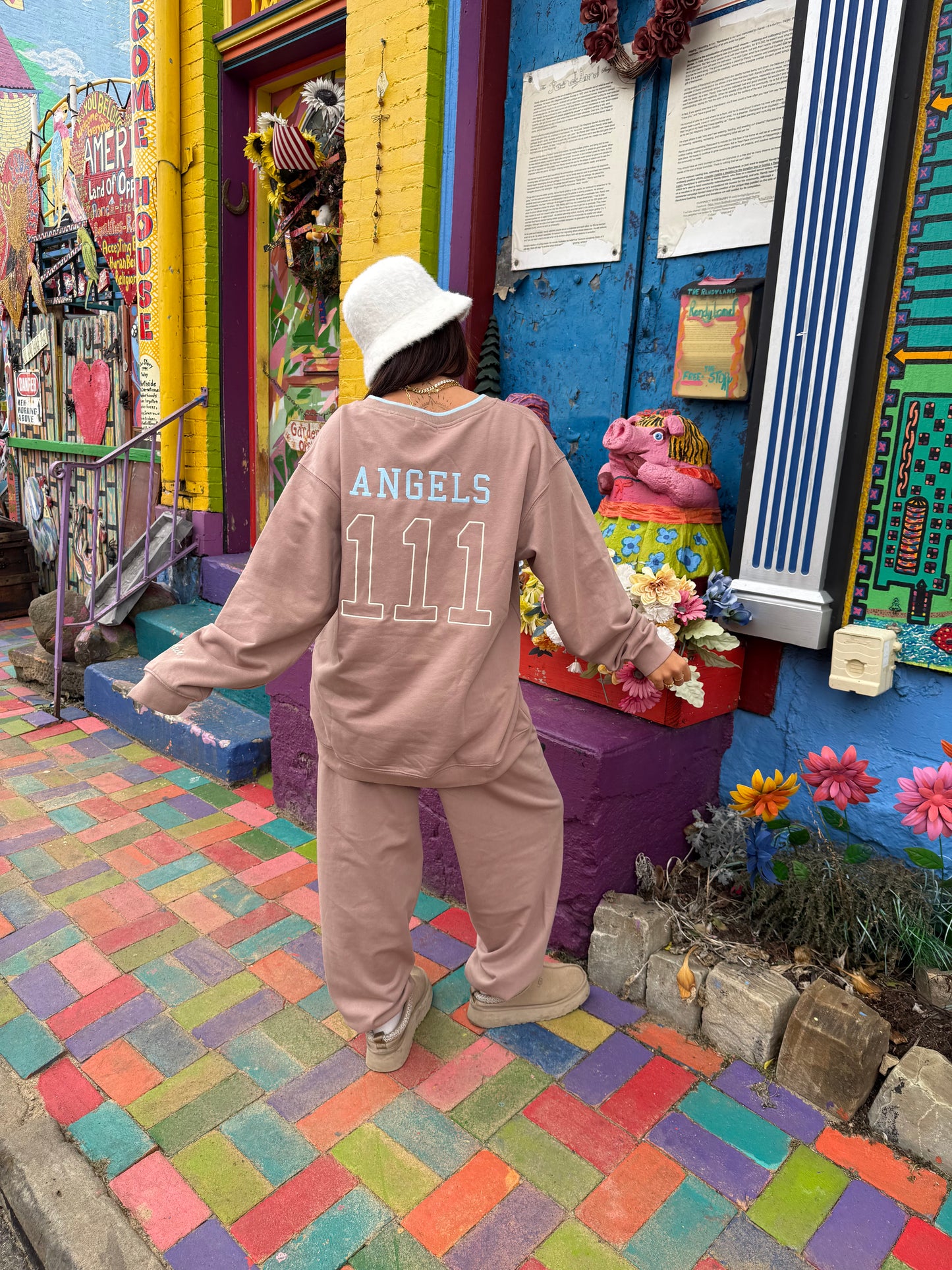 The Mayfair Group Angels V-Neck Sweatshirt