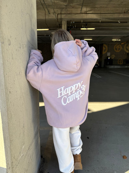 Happy Camp3r Puff Series Lilac Hoodie