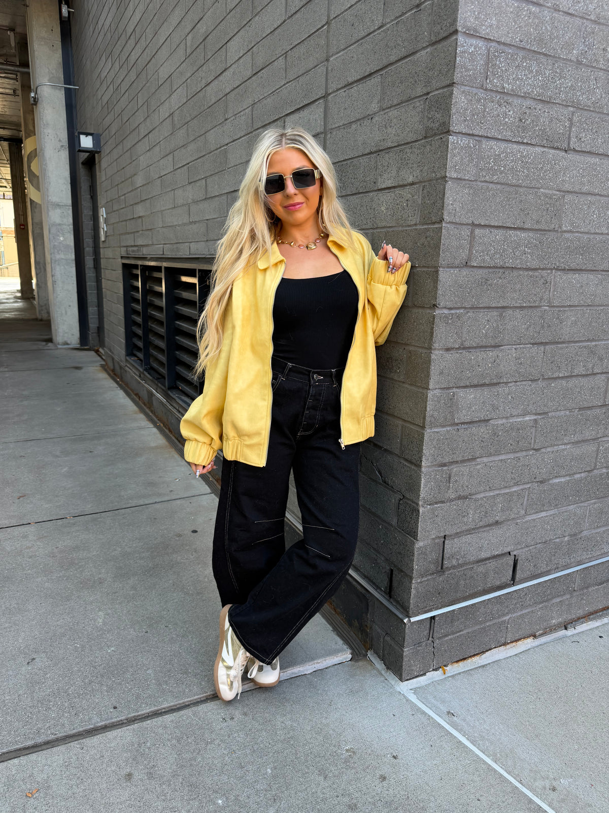 Butter Leather Bomber