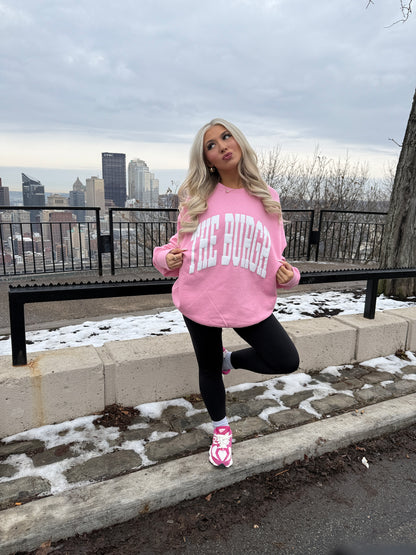 The Burgh Crewneck in Pink