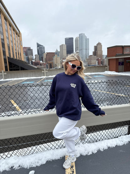 412, W/ Love PGH in Navy