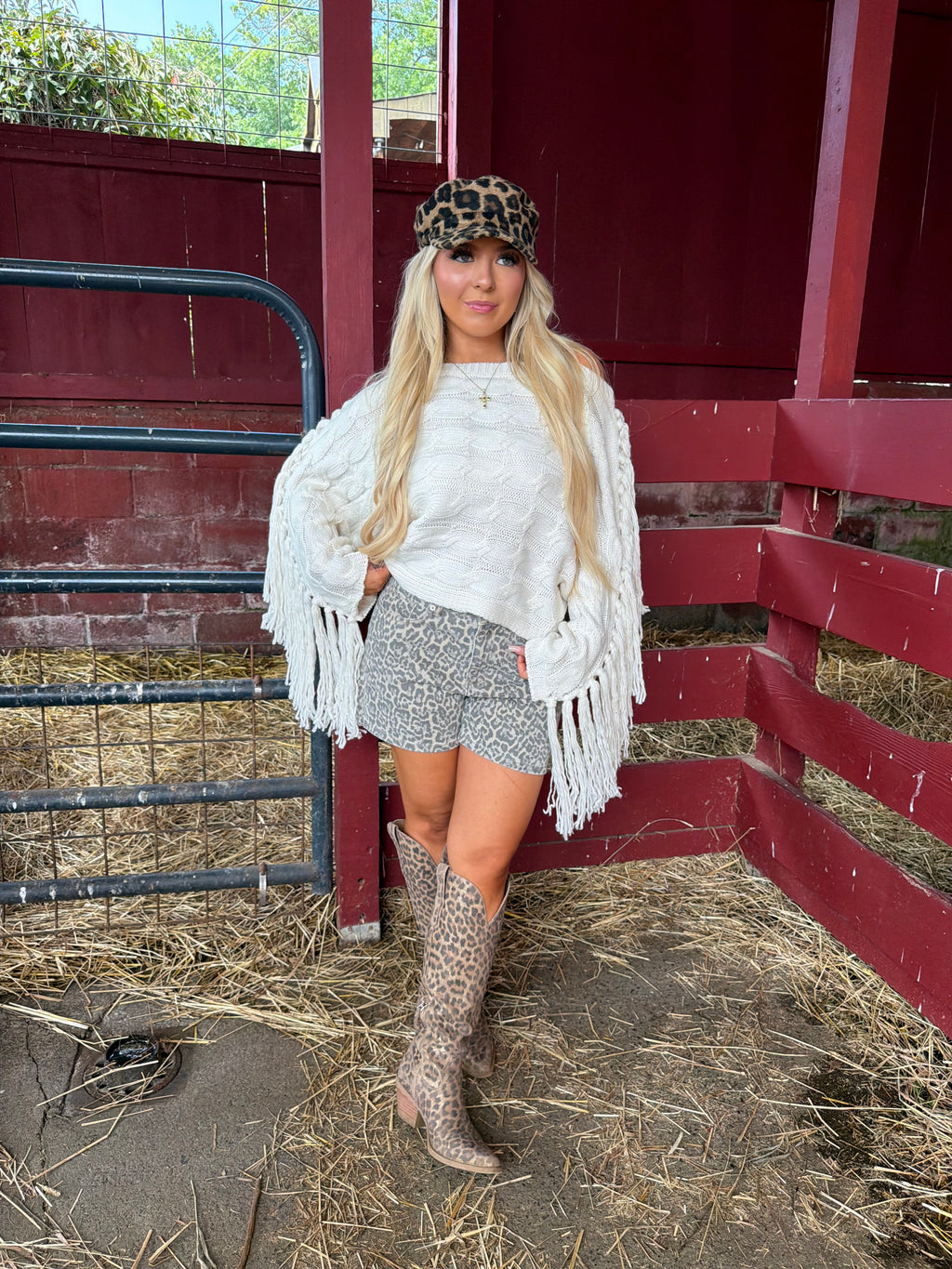 Ashford Fringe Sweater