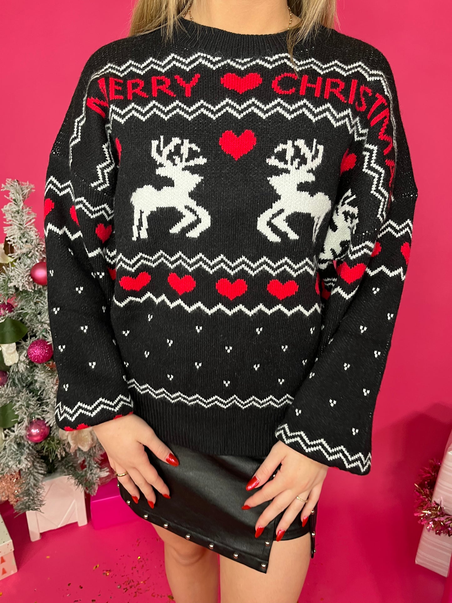 Merry Christmas Ugly But Cute Sweater