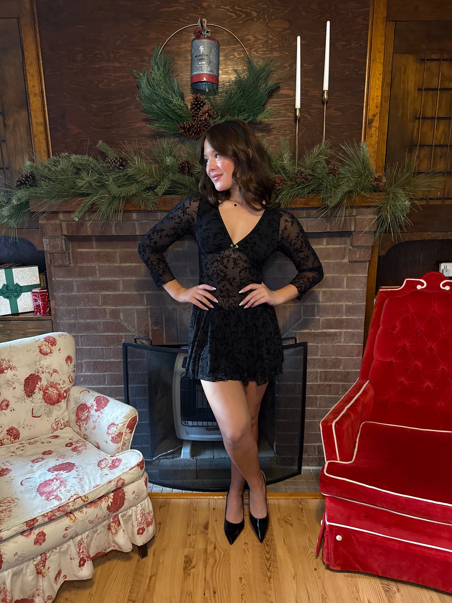 Silver Springs See-Though Dress