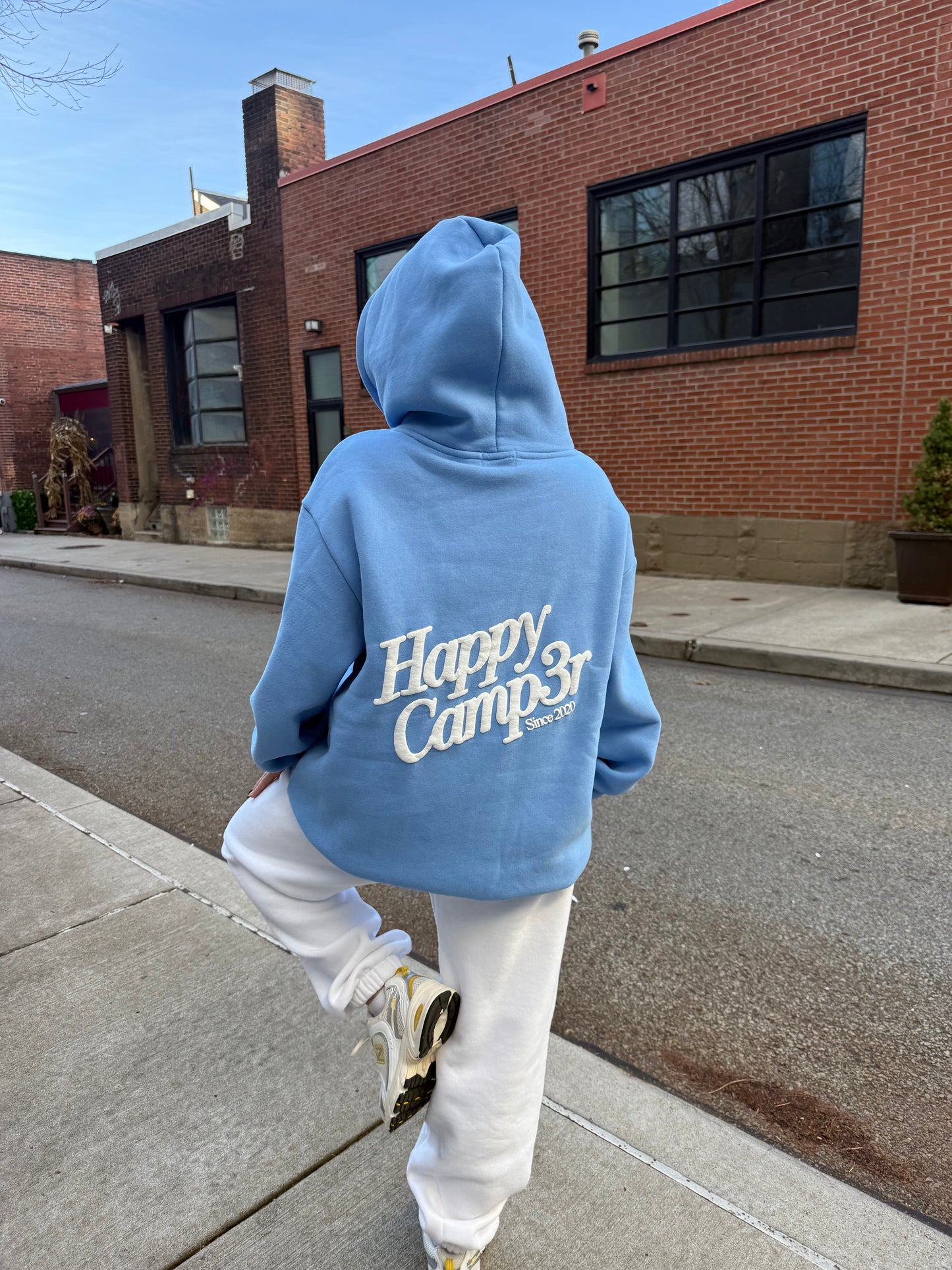 Happy Camp3r Puff Series Cotton Candy Hoodie