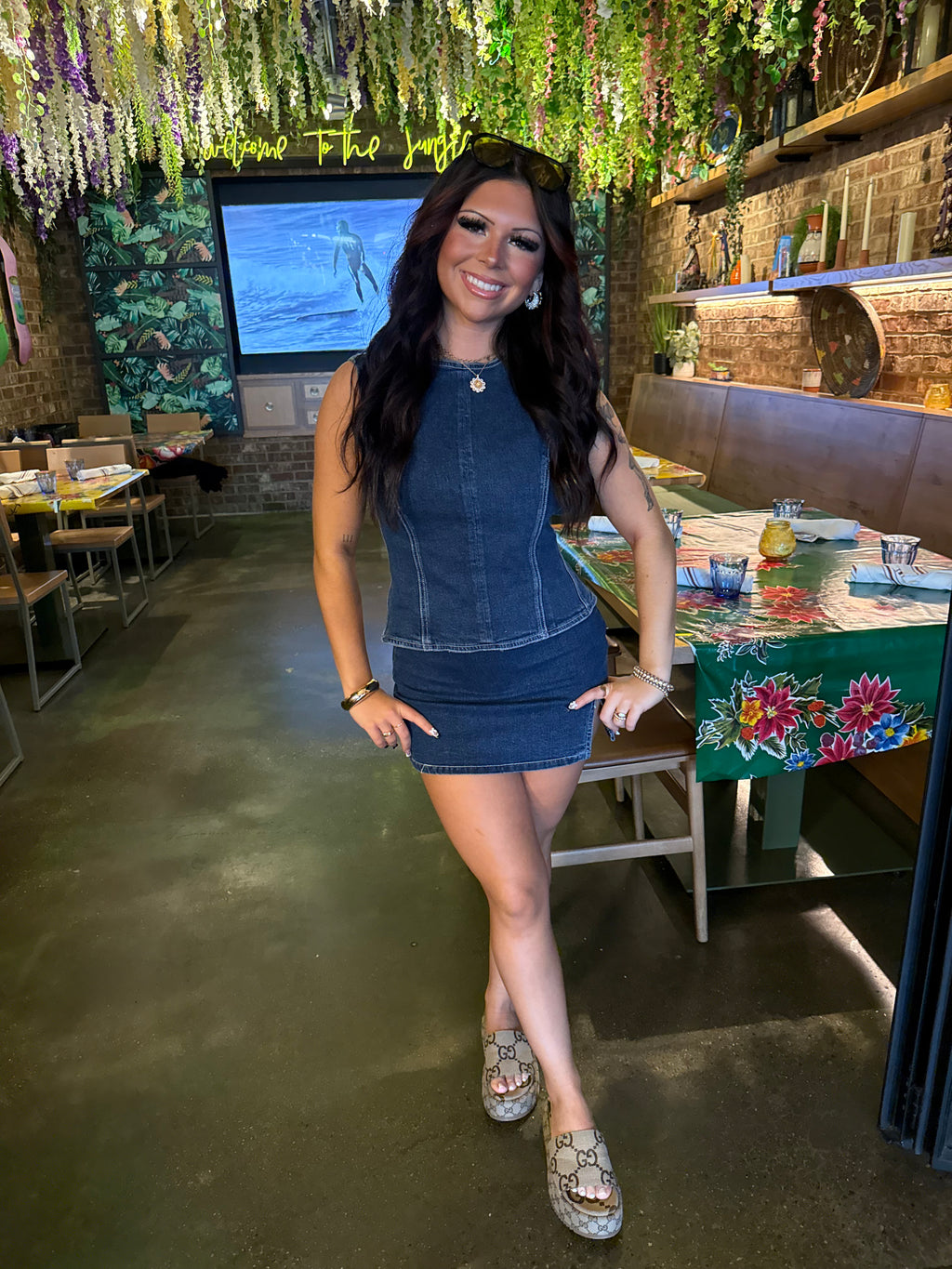 My Girl Denim Set (SKIRT ONLY)