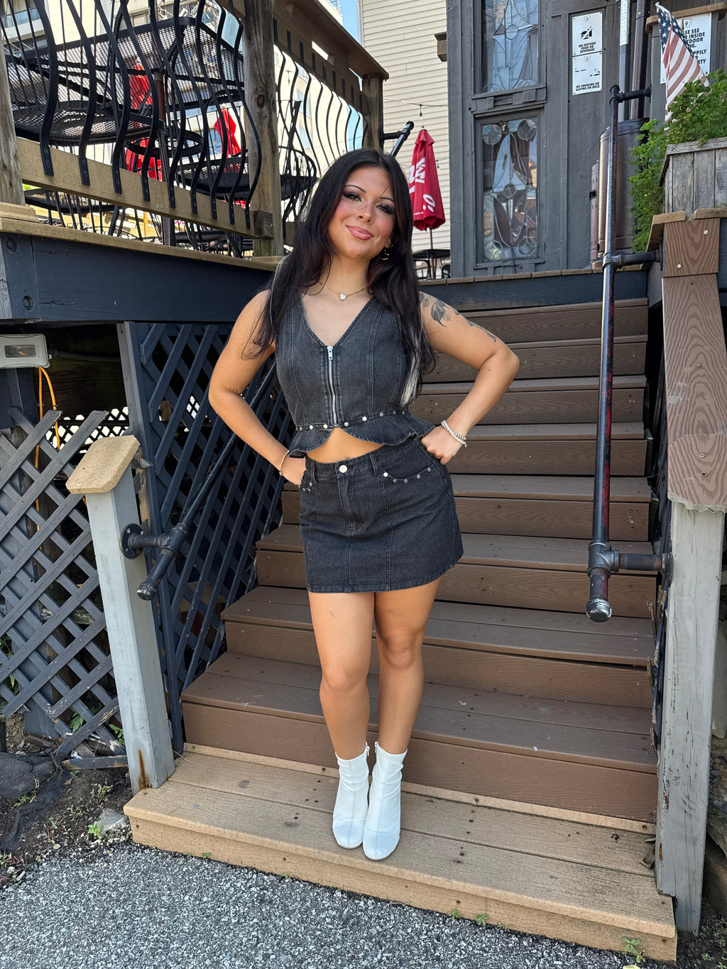 Denim Core Skirt