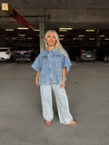 Denim Doll Cape Jacket