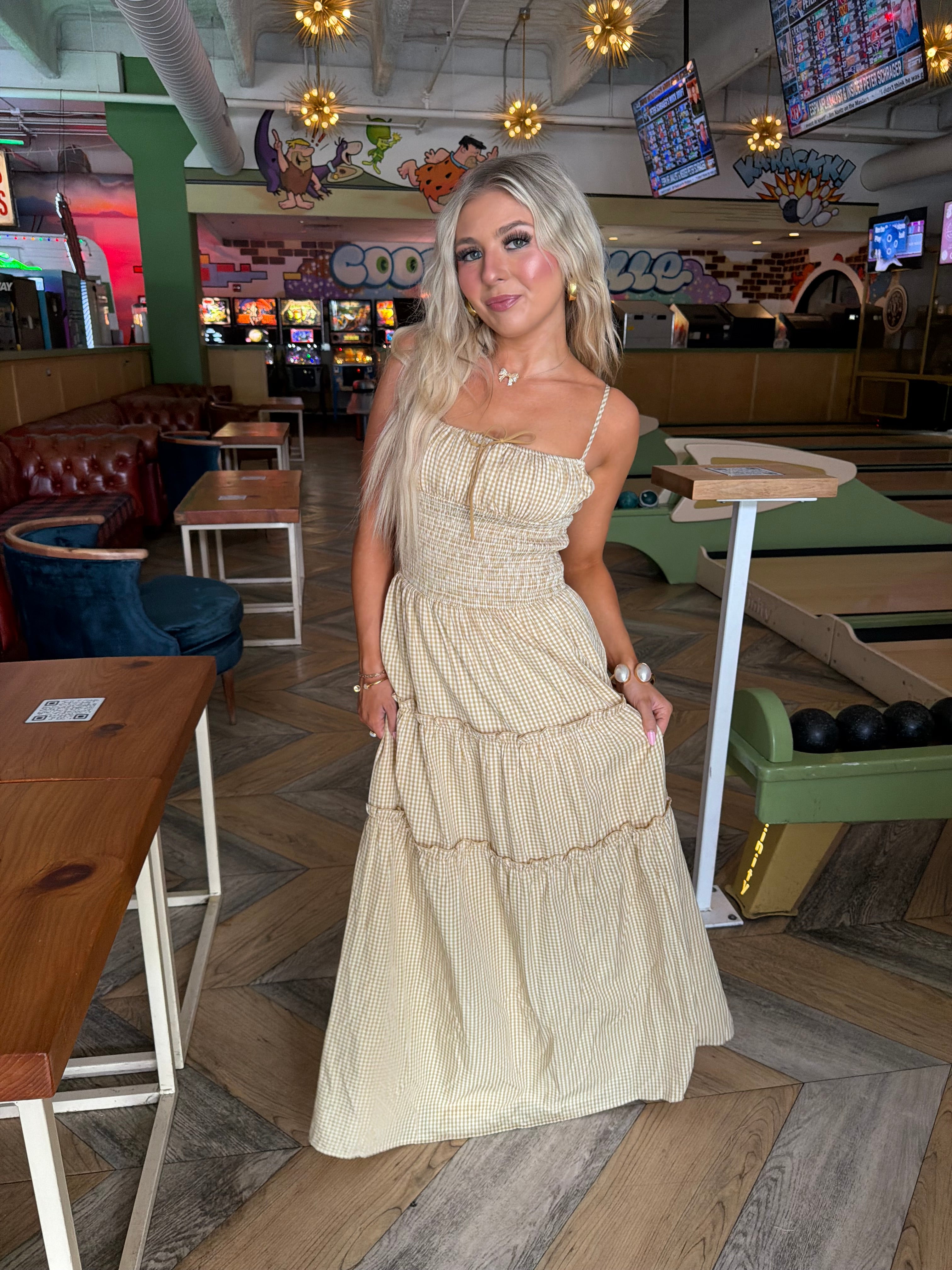 Manchild Yellow Maxi Dress