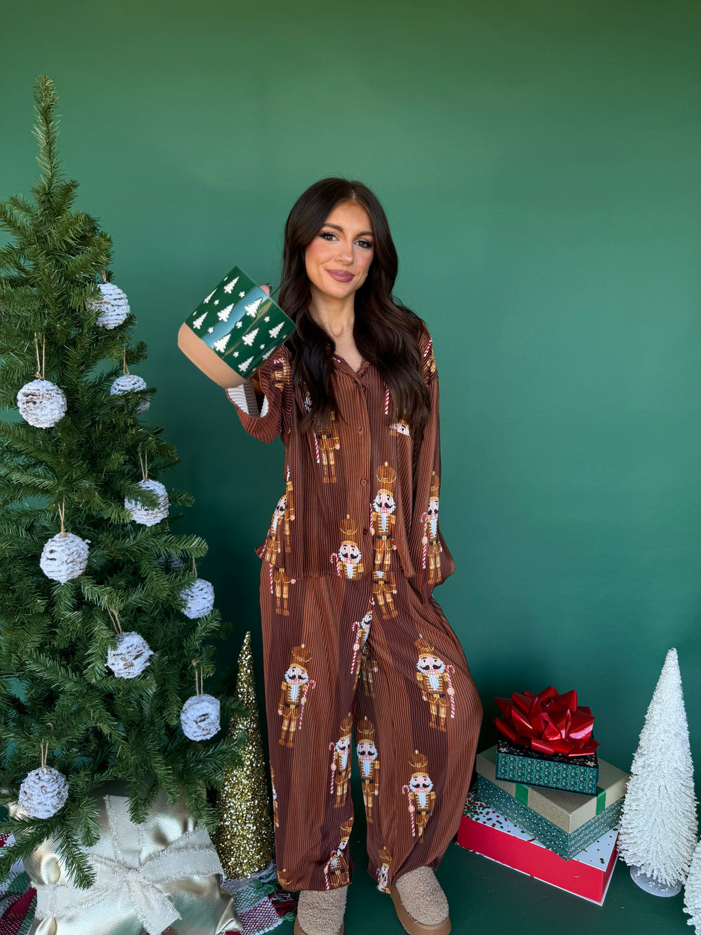 Brown Nutcracker Jammies (SOLD TOGETHER)