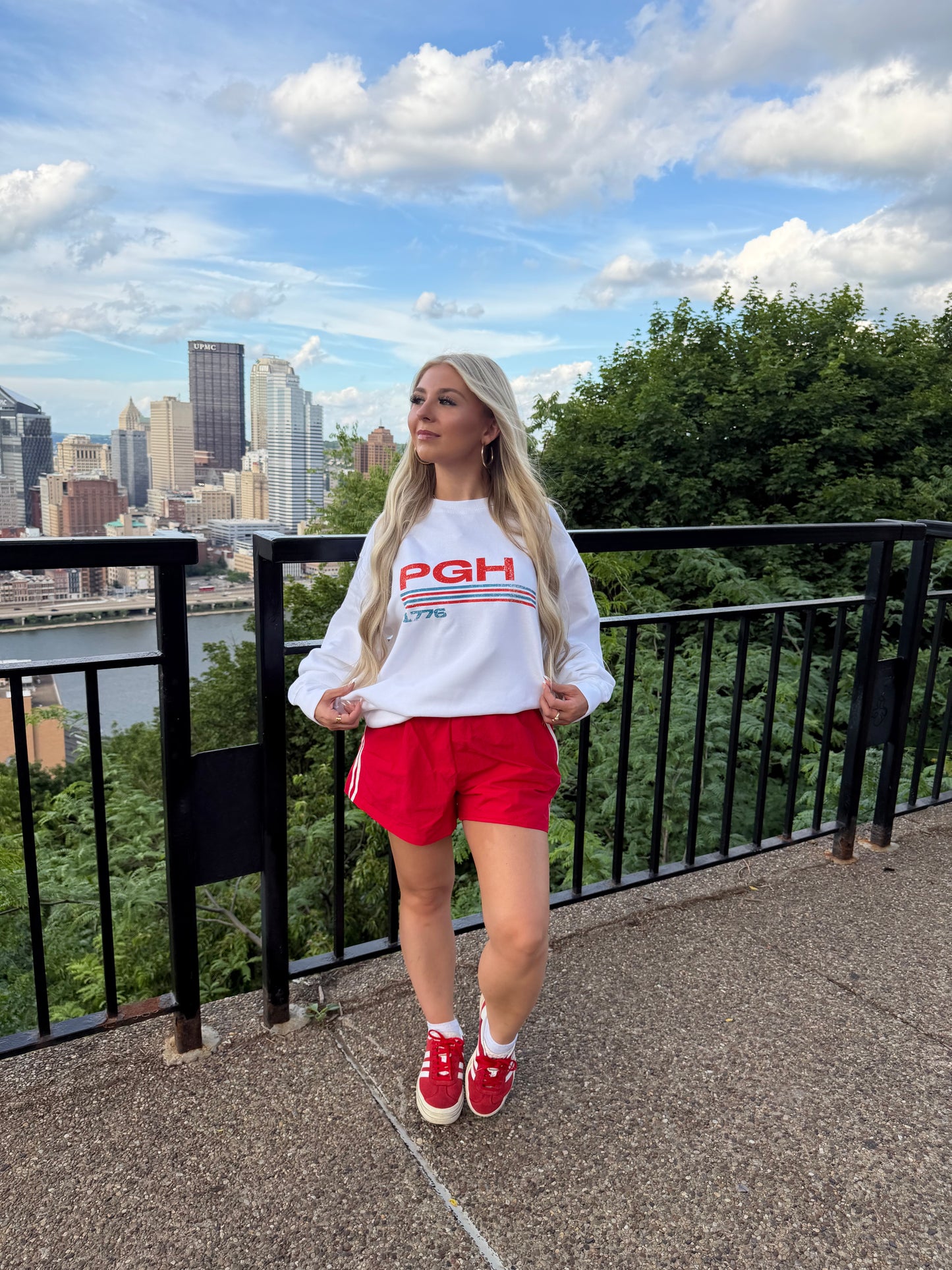 PGH Retro Stripes Crewneck