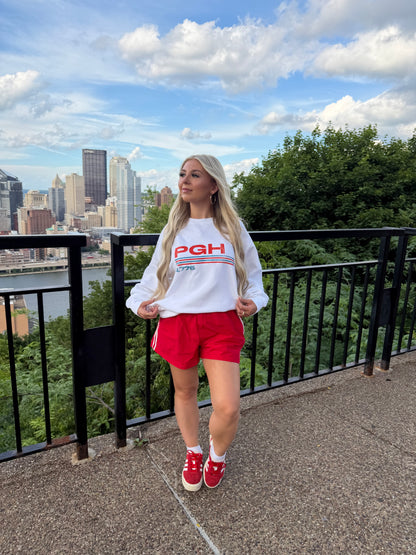 PGH Retro Stripes Crewneck