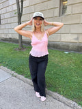 Rushed Romance Tank in Blush