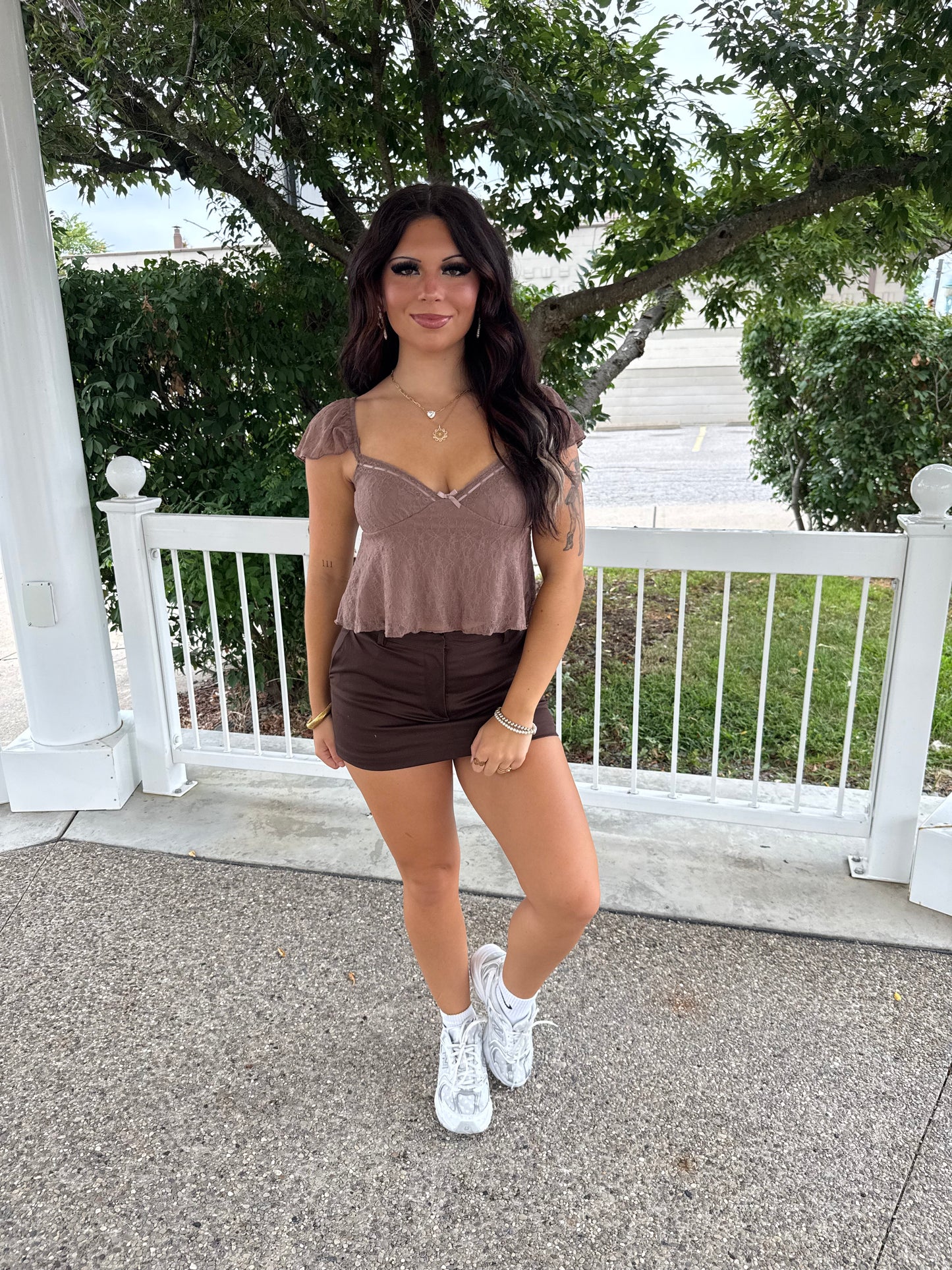 Conrad Skirt in Brown