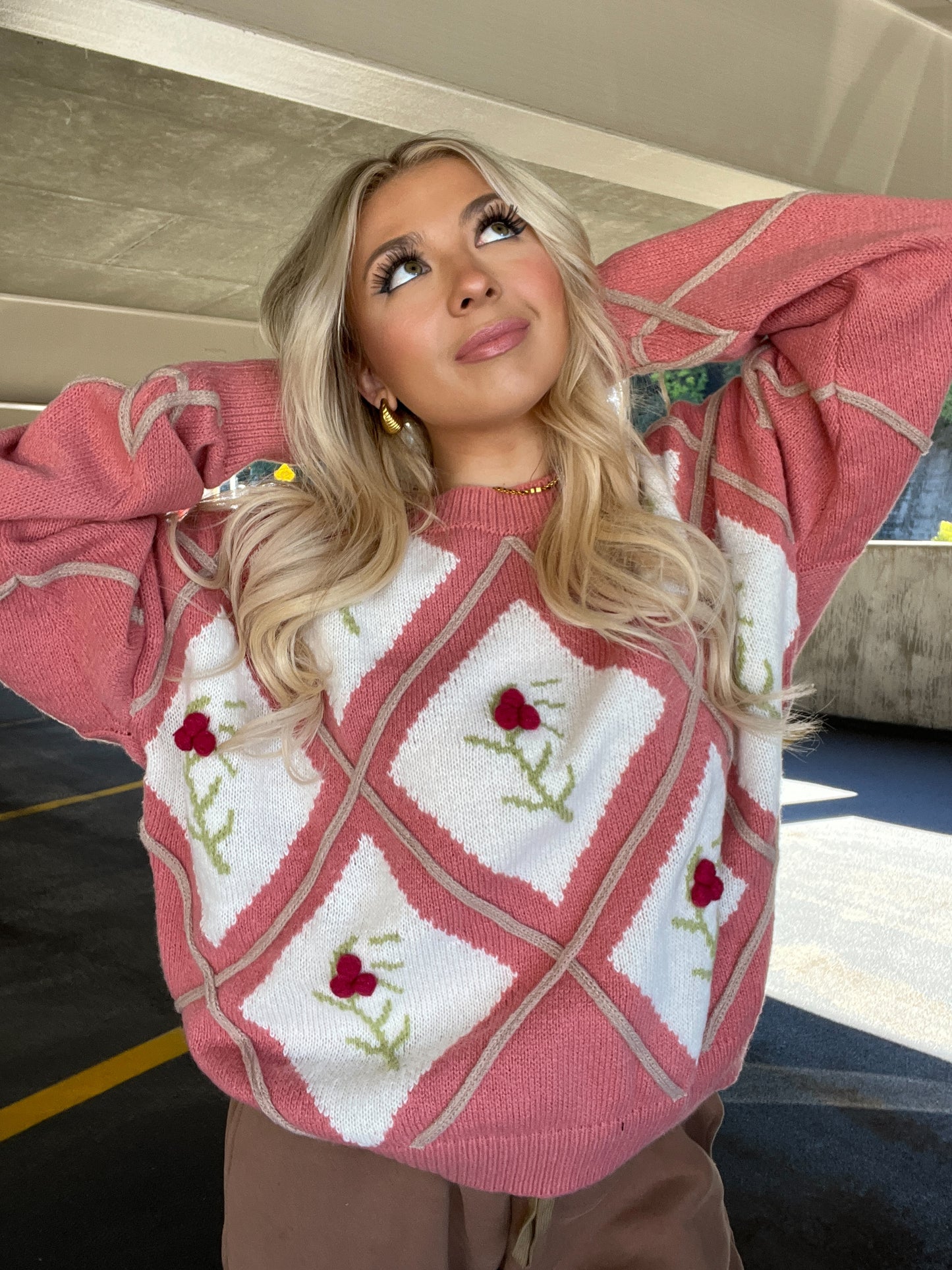 Floral Queen Sweater