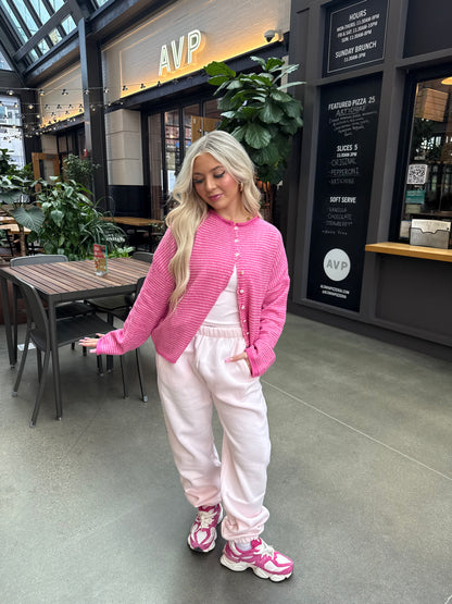 Alison Striped Cardigan