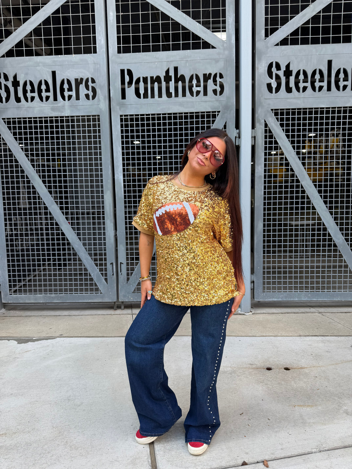 Football Party Tee FINAL SALE